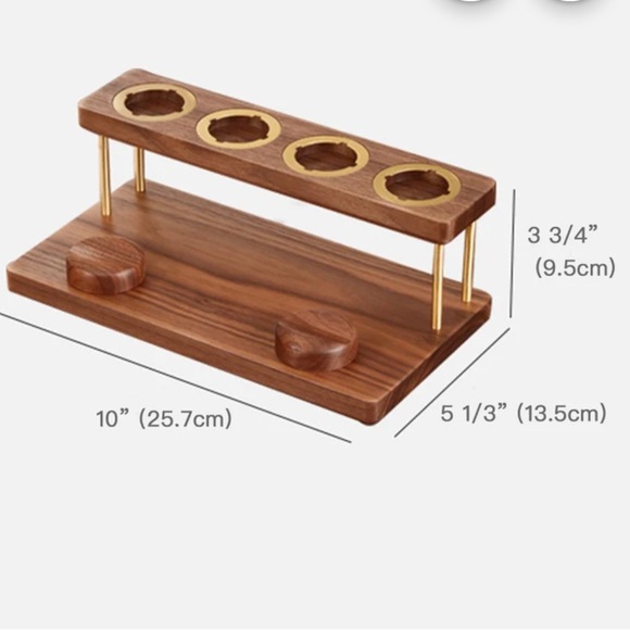 Walnut wood Storage Rack for the Dyson Airwrap - Picture 6 of 6